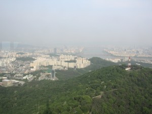 View from Namsan Tower