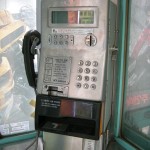 Card Public pay phone in Korea
