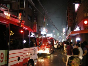 Fire in Sinchon