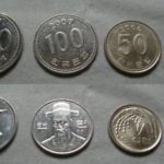 Korean currency coins