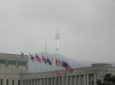 Flags at Korean War Memorial Museum