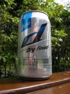 Hite D Dry Finish Beer Korea