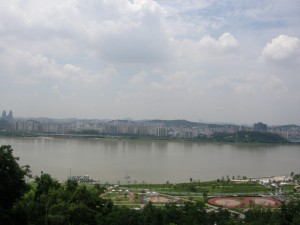 Nanji Hangang Park located along the Hangang River