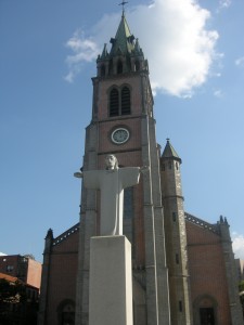 Entrance at Myeongdong Church