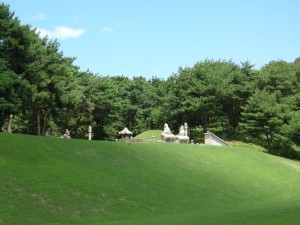 Changneung royal tomb at Seooreung Tombs Korea