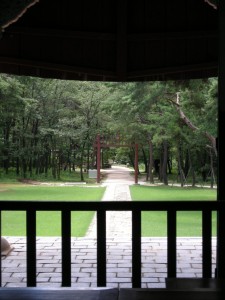 Changneung royal tomb at Seooreung Tombs Korea