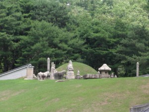 Changneung royal tomb at Seooreung Tombs Korea