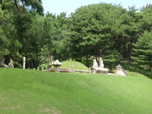 Changneung royal tomb at Seooreung Tombs Korea