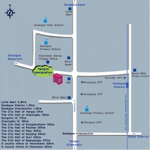 Yangju Immigration Office Map