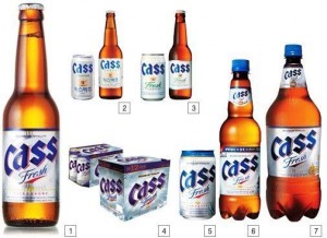 Cass Fresh Beer Korea