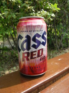 cass red beer 