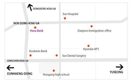 daejeon immigration office map