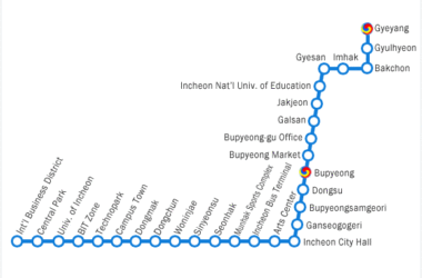 Incheon Subway Map