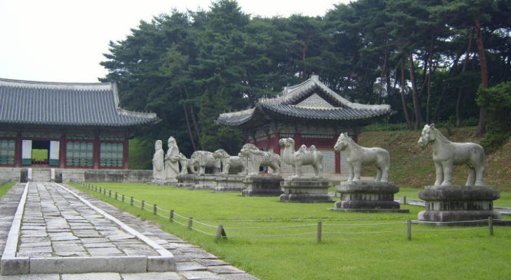 Hongyureung Royal tomb Gyeonggi-do Korea