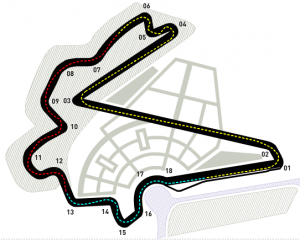 Korean International Circuit Layout