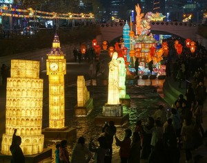 Seoul Lantern Festival at Cheonggyecheon stream